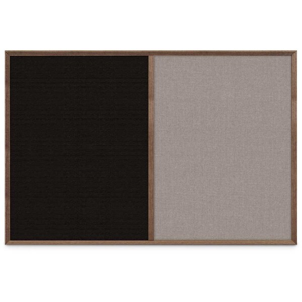 Slim Style Indoor Enclosed Corkboard, 24